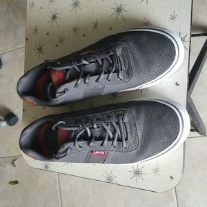 LEVI'S Performance Ethan Men's Cray/Bro Parf Stacked Sneaker Shoes Size 9.5us